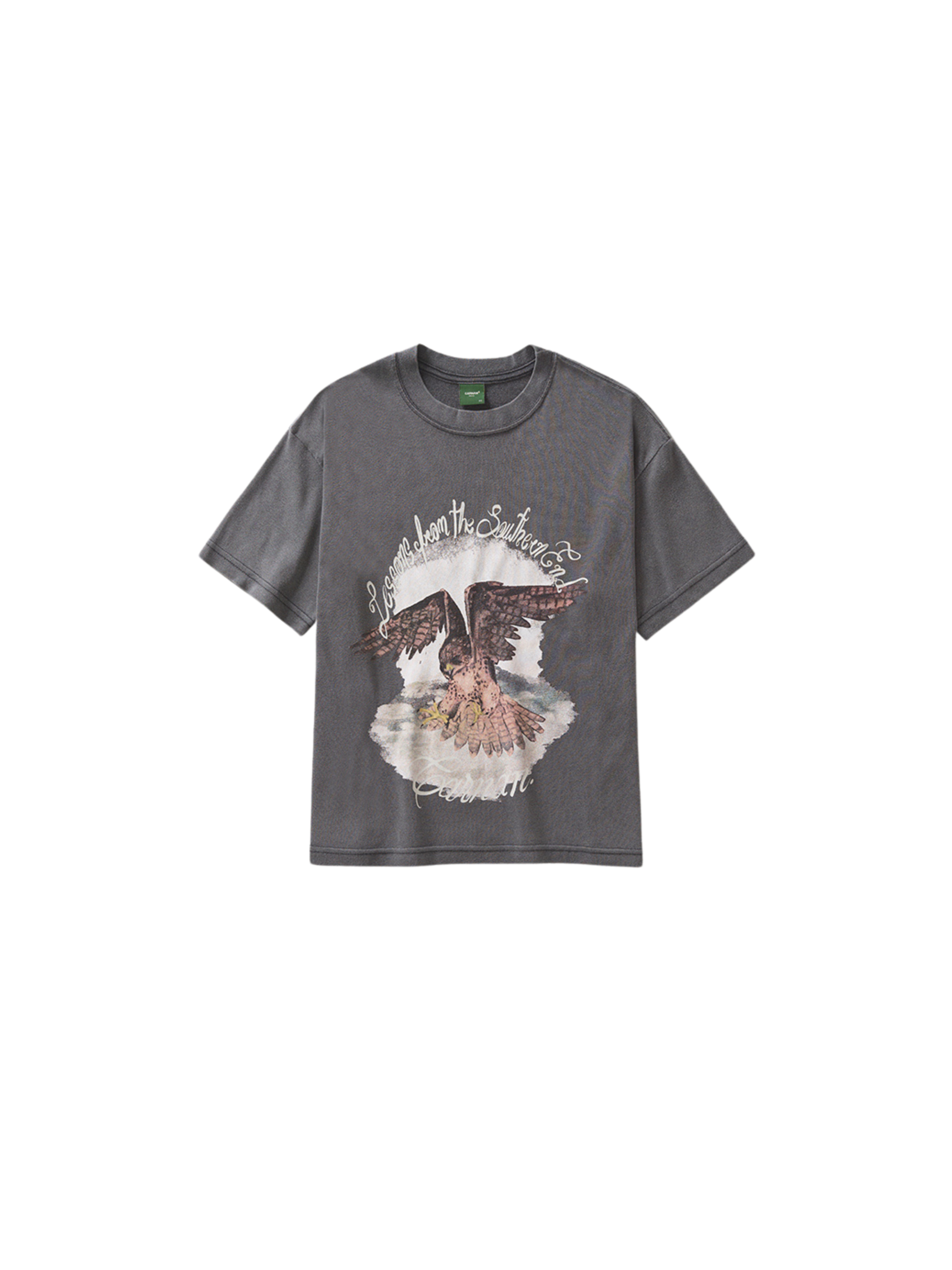 Falcon Boxy T-shirt "Washed Black"